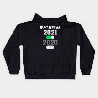 New Years Eve Special Funny Gift Design Happy New Year 2021 Kids Hoodie